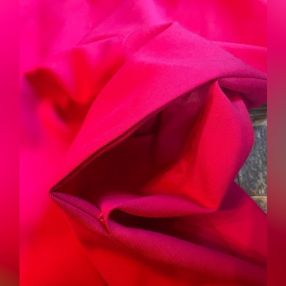 Vintage Richard Warren Electric Pink 80's Wool Midi Dress🖤 - Picture 6 of 15